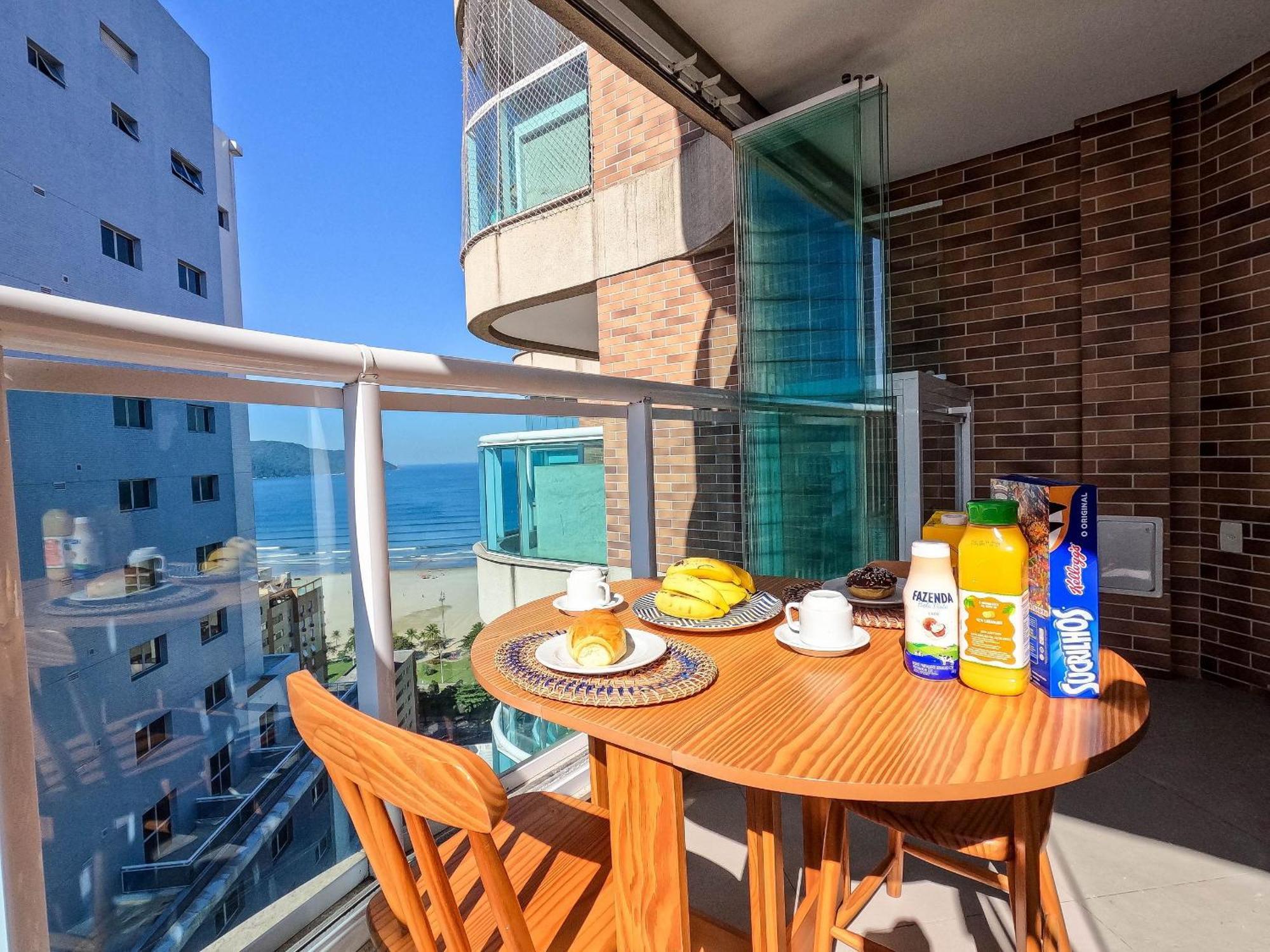Estanconfor Vista Mar Comgaragem Arrumacao Diaria, Ar Cond. E Cozinha * Santos (Sao Paulo)